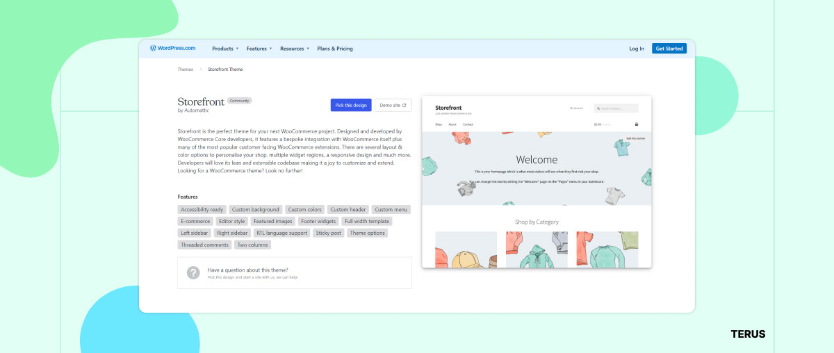 Theme WordPress - Storefront