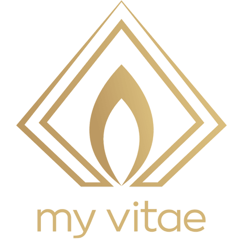 My Vitae logo and wellness icons