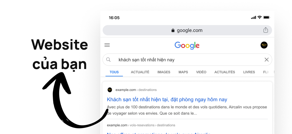 mục tiêu cuối cùng của mobile SEO và desktop SEO là top cao