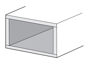 Fig. 17c. Type II duct liner: corners lapped, side pieces supporting top piece