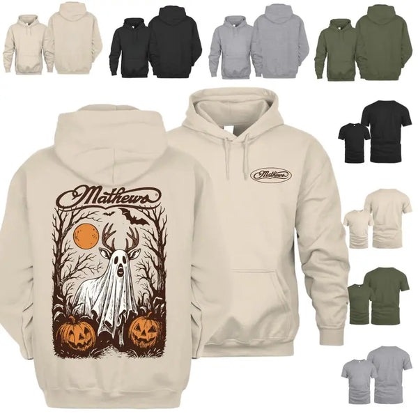 Ghost Deer Spooky Hoodie