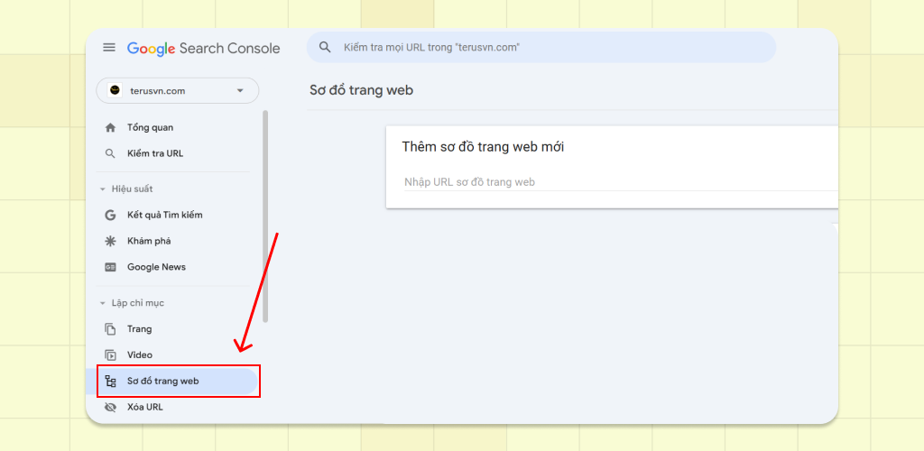 Khai báo với Google Search Console