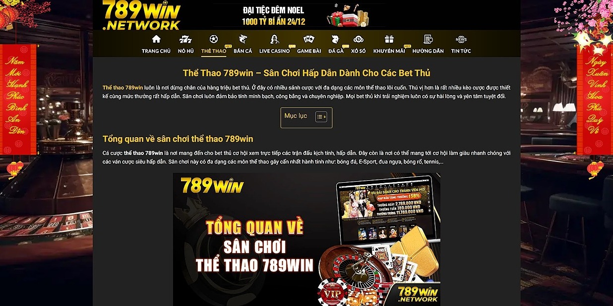 Thể Thao 789win – Sân Chơi Hấp Dẫn Dành Cho Các Bet Thủ by Nhà cái 789win on Guides