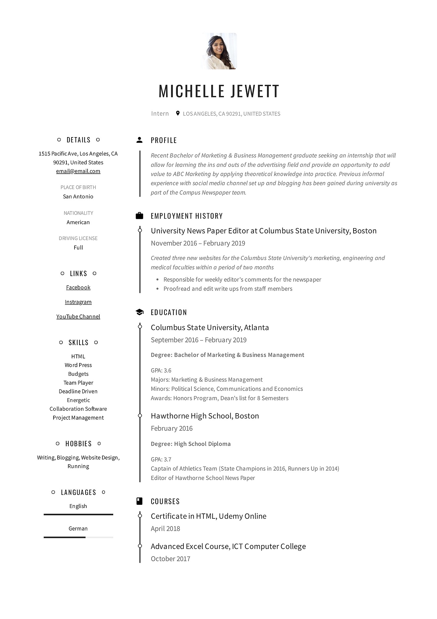 Recent Grad or College Student  How to List Education on Resume