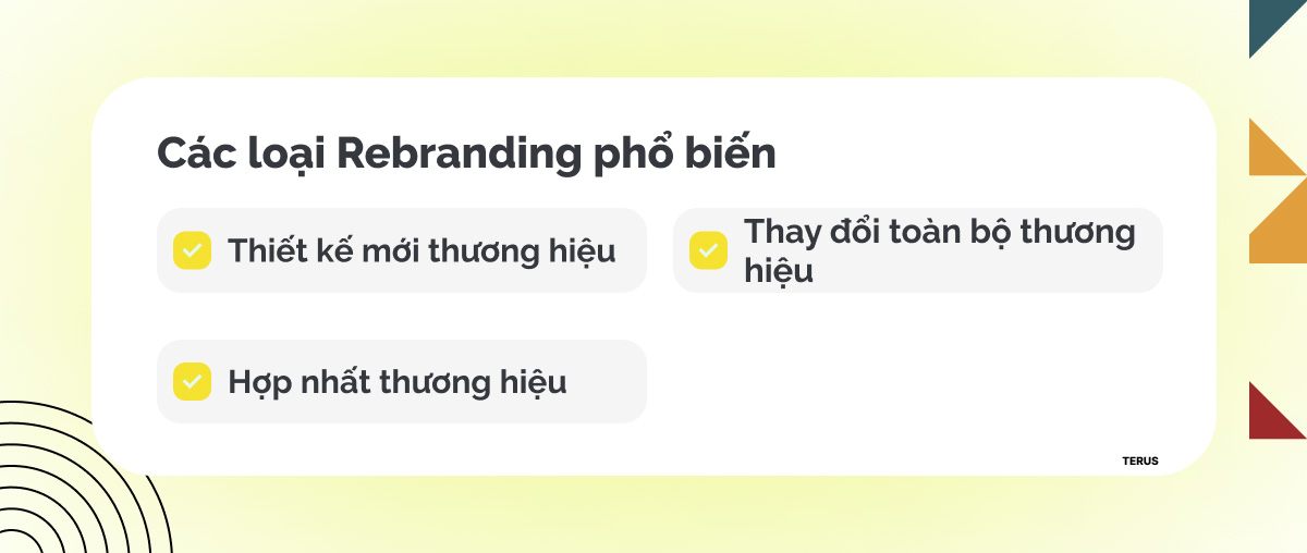 Các loại Rebranding phổ biến