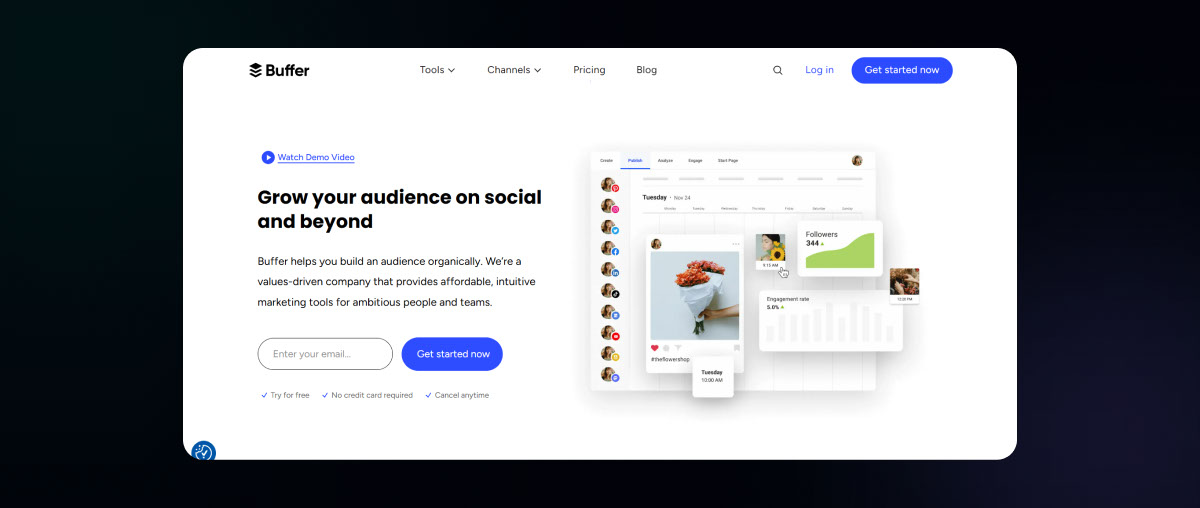 Công cụ marketing online Buffer