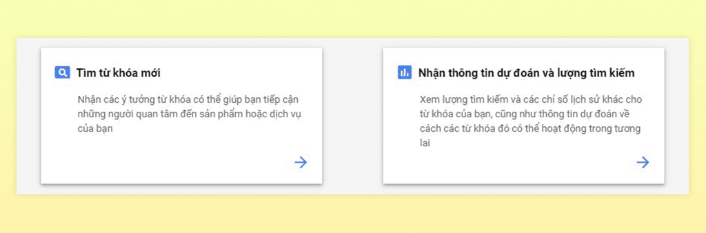 Chọn mục tiêu nghiên cứu từ khóa