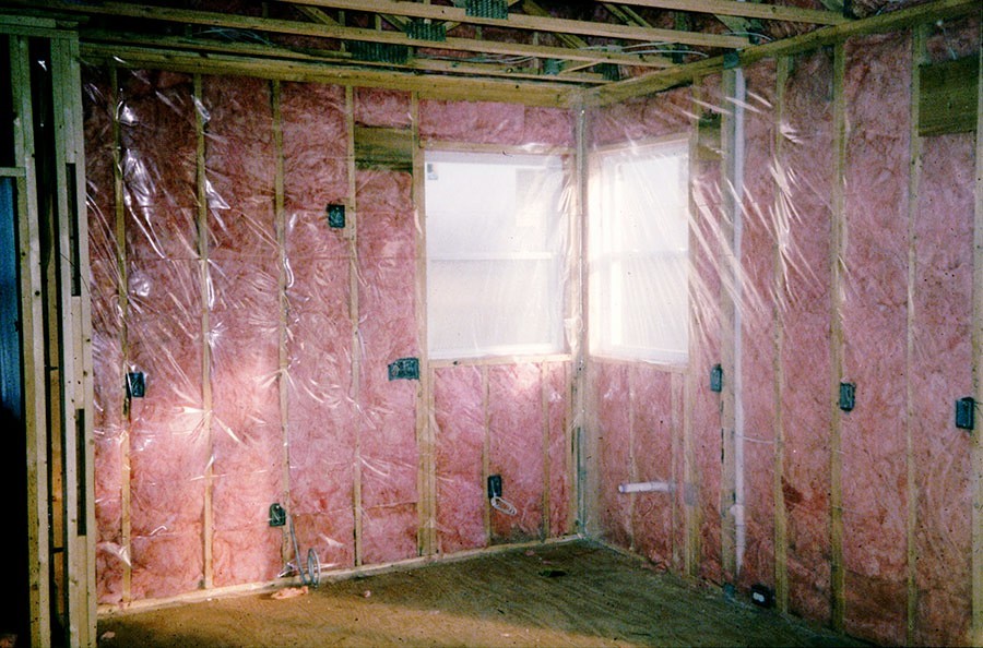 Photograph 3: Interior Polyethylene Vapor Barrier