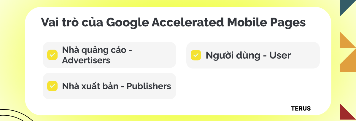 Vai trò của Google Accelerated Mobile Pages