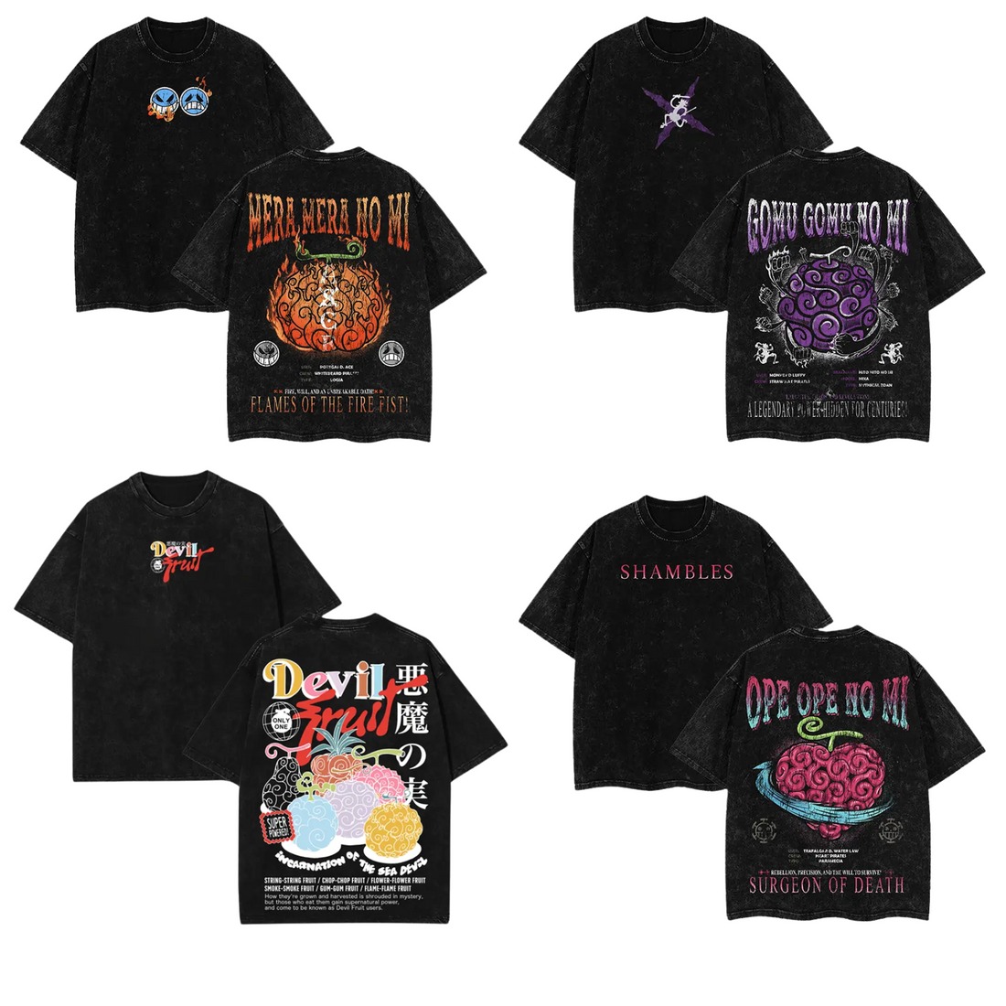 One Piece Devil Fruit Tee