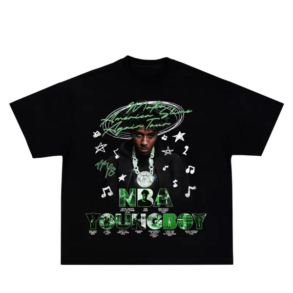 Masa Tour YoungBoy NBA T-Shirt