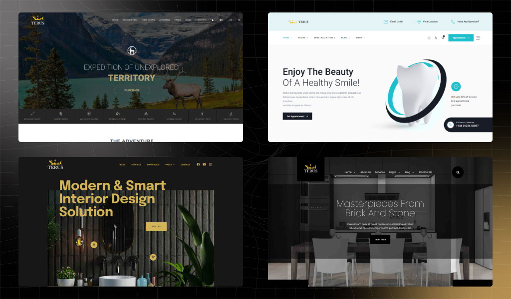 Mẫu Homepage tham khảo 3