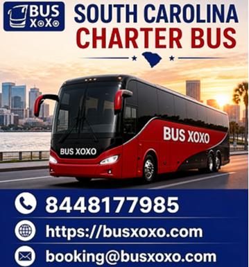 South Carolina Charter Bus Rental for Iconic SC Tours by Texas Charter Bus Rental Services for Any Type of Event on Guides