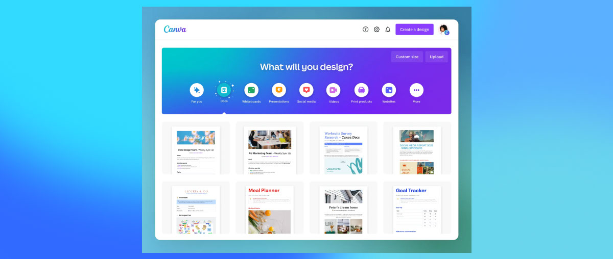 Công cụ marketing online Canva