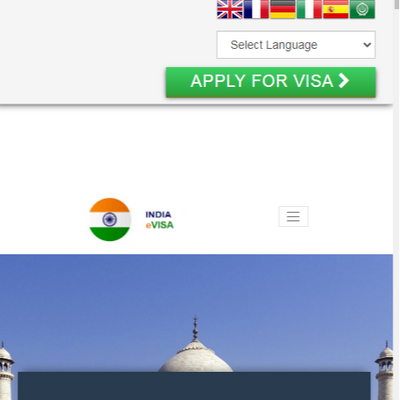 INDIAN Official Government Immigration Visa A CITIZENS - Official Indian Visa Immigration H