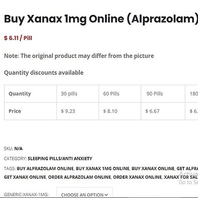Buy Xanax 1 Mg Online