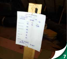 card that indicates insulation levels